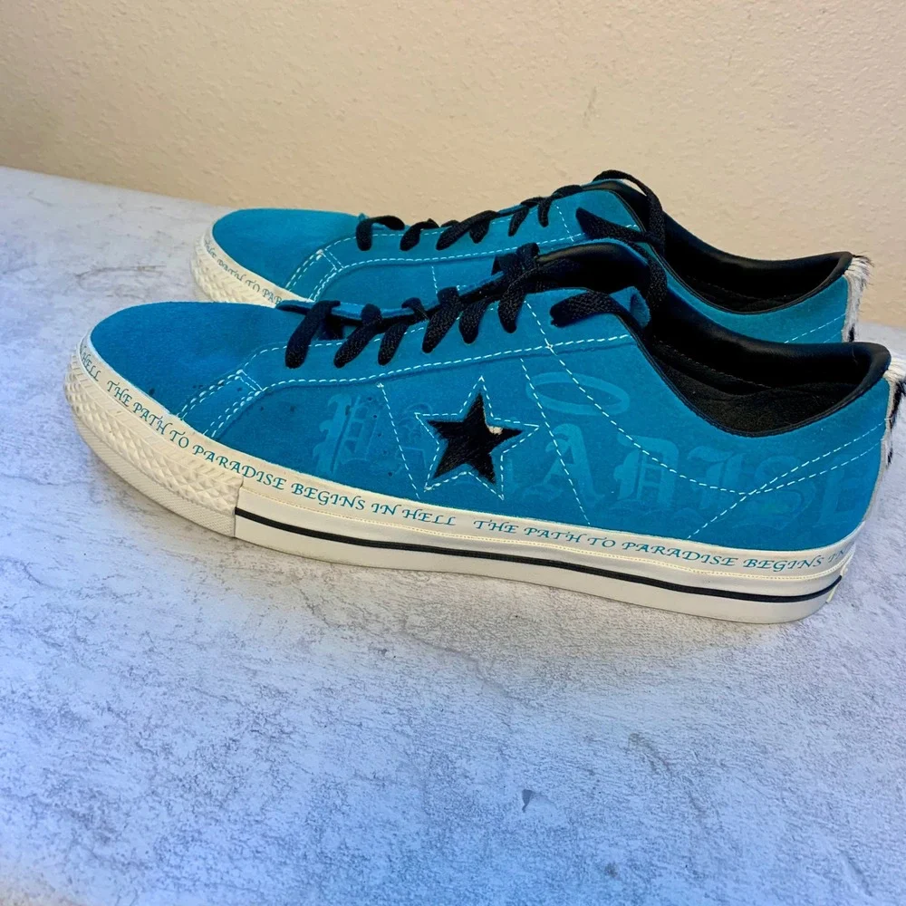 Converse One Star Pro‎ Sean Pablo Paradise Teal Suede Mens 9 Womens 10.5 173215C